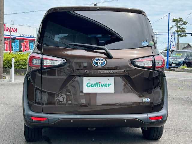 トヨタ シエンタ ハイブリッド G クエロ 静岡県 2019(平31)年 4.4万km ヴィンテージブラウンパールクリスタルシャイン 純正7型ナビゲーション【NSZT-W68T】/CD DVD Bluetooth フルセグTV/両側パワースライドドア/ハーフレザーシート/前席シートヒーター/ステアリングヒーター/トヨタセーフティセンス/レーンディスパーチャーアラート/パーキングサポートブレーキ/クリアランスソナー/LEDヘッドライト/オートマチックハイビーム/スマートキー/スペアキー/LEDヘッドライト/オートマチックハイビーム/純正フロアマット