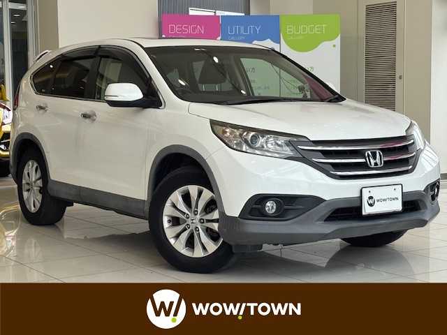 ホンダ ＣＲ－Ｖ 20G 埼玉県 2012(平24)年 12.9万km ホワイトオーキッドパール サンルーフ/純正HDDナビ/　　CD/DVD/フルセグTV/バックカメラ/クルーズコントロール/HIDオートライト/レザーシート/パワーシート/シートヒーター/純正17インチAW/ステアリングスイッチ/プッシュスタート/ETC/禁煙車