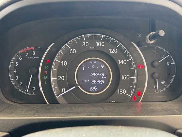 ホンダ ＣＲ－Ｖ 20G 埼玉県 2012(平24)年 12.9万km ホワイトオーキッドパール サンルーフ/純正HDDナビ/　　CD/DVD/フルセグTV/バックカメラ/クルーズコントロール/HIDオートライト/レザーシート/パワーシート/シートヒーター/純正17インチAW/ステアリングスイッチ/プッシュスタート/ETC/禁煙車