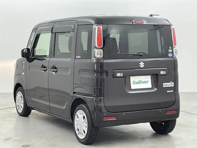 スズキ スペーシア HYBRID X 福岡県 2018(平30)年 3.6万km アーバンブラウンパールメタリック 純正ナビ（ＢＴ，フルセグＴＶ）　/ＥＴＣ　/コーナーセンサー　/衝突軽減ブレーキ　/レーンキープ　/横滑り防止　/アイドリングストップ　/両側電動スライドドア　/シートヒーター　/電動格納式ドアミラー　/プッシュスタート