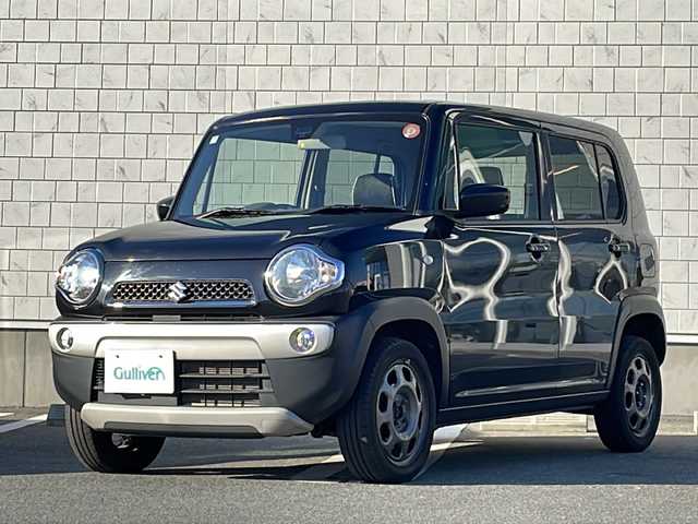 スズキ ハスラー G ターボ 山形県 2018(平30)年 7.8万km ブルーイッシュブラックパール3 レーダーブレーキサポート/ヒルディセントコントロール/グリップコントロール/社外CDオーディオ/横滑り防止/シートヒーター/プッシュスタート/スマートキー/アイドリングストップ