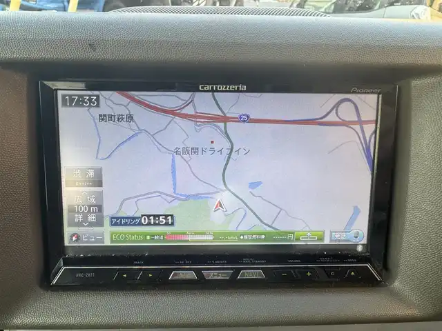 マツダ スクラム ワゴン PZターボ 愛知県 2012(平24)年 7.2万km ブルーイッシュブラックパール3 ユーザー買取車/ETC/メッキドアハンドル/リモコンキー/左パワースライドドア/純正アルミホイール/カロッツェリアナビ