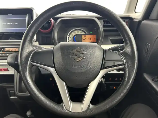 スズキ スペーシア HYBRID X 千葉県 2020(令2)年 5.4万km オフブルーM スズキセーフティサポート/・衝突軽減ブレーキ/・レーンキープアシスト/・コーナーセンサー/・横滑り防止装置/社外7インチSDナビ/CD DVD SD BT フルセグ/バックカメラ/両側パワースライドドア/オートライト/ヘッドライトレベライザー/シートヒーター/ドアバイザー/純正フロアマット/プッシュスタート/スマートキー/ETC