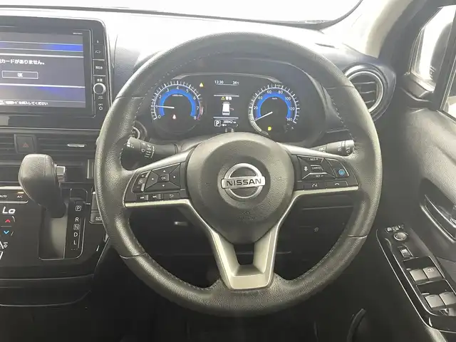 日産 デイズ HWS G ターボ プロパイロットED 熊本県 2019(令1)年 3.9万km ブラック 純正ナビMM318D-L（ＣＤ・ＤＶＤ・ＢＴ・ＡＵＸ・ＵＳＢ）/全周囲カメラ　/純正前後ドライブレコーダー　/ＥＴＣ２．０　/前後クリアランスソナー　/レーダークルーズコントロール　/衝突軽減ブレーキ　/横滑り防止　/アイドリングストップ/横滑り防止/ダウンヒルアシスト/純正フロアマット/純正１５インチAW/オートライト/LEDヘッドライト/フォグランプ/スマートキー/プッシュスタート