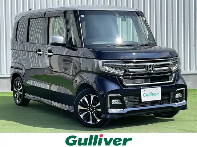 ホンダ Ｎ ＢＯＸ カスタム L コーディネートスタイル 香川県 2021(令3)年 5.3万km ミッドナイトブルービームM 登録時走行距離；52316km/純正ナビ【VXM-２１４VFi】/バックカメラ/前後ドライブレコーダー/両側パワースライドドア/ETC/ホンダセンシング/・衝突被害軽減システム/・ACC【アダプティブクルーズコントロール】/・LKAS【レーンキープアシスト】/・オートハイビーム/LEDヘッドライト/クリアランスソナー/純正フロアマット/ステアリングリモコン/スマートキー/プッシュスタート