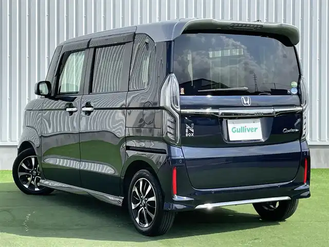 ホンダ Ｎ ＢＯＸ カスタム L コーディネートスタイル 香川県 2021(令3)年 5.3万km ミッドナイトブルービームM 登録時走行距離；52316km/純正ナビ【VXM-２１４VFi】/バックカメラ/前後ドライブレコーダー/両側パワースライドドア/ETC/ホンダセンシング/・衝突被害軽減システム/・ACC【アダプティブクルーズコントロール】/・LKAS【レーンキープアシスト】/・オートハイビーム/LEDヘッドライト/クリアランスソナー/純正フロアマット/ステアリングリモコン/スマートキー/プッシュスタート