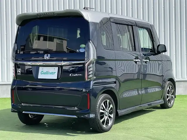 ホンダ Ｎ ＢＯＸ カスタム L コーディネートスタイル 香川県 2021(令3)年 5.3万km ミッドナイトブルービームM 登録時走行距離；52316km/純正ナビ【VXM-２１４VFi】/バックカメラ/前後ドライブレコーダー/両側パワースライドドア/ETC/ホンダセンシング/・衝突被害軽減システム/・ACC【アダプティブクルーズコントロール】/・LKAS【レーンキープアシスト】/・オートハイビーム/LEDヘッドライト/クリアランスソナー/純正フロアマット/ステアリングリモコン/スマートキー/プッシュスタート