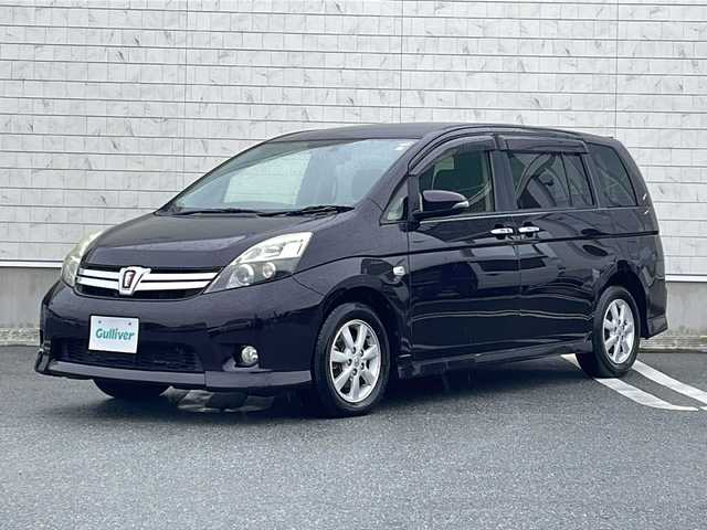 トヨタ アイシス プラタナ Vセレクション 山形県 2014(平26)年 8.1万km ボルドーマイカメタリック 純正メモリナビ/【フルセグ/DVD/BT/SD】/バックカメラ/両側パワースライドドア/革巻きステアリング/ステアリングスイッチ/ウィンカーミラー/HIDヘッドライト/スマートキー/プッシュスタート/フロアマット/ドアバイザー