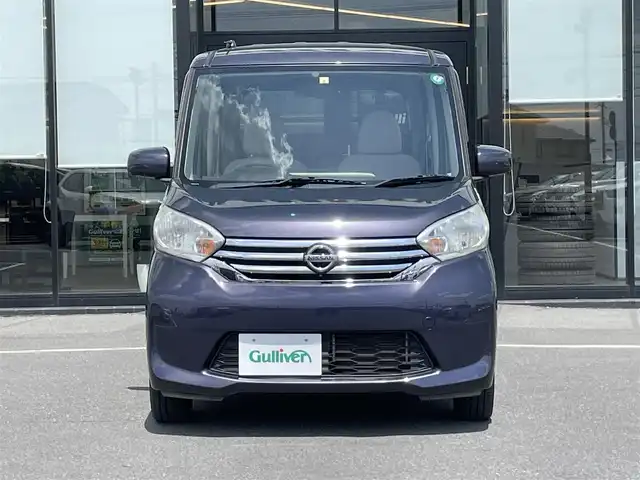 日産 デイズ ルークス X 茨城県 2014(平26)年 5.2万km プレミアムパープルP 純正ナビ/【ラジオ・TV・CD・DVD・SD・BT・ウォークマン・iPod】/アイドリングストップ/両側パワスラ/ETC/全方位カメラ/ヘッドライトレベライザー/オートエアコン/スマートキー/プッシュスタート/電格ミラー/純正フロアマット/純正ホイールカバー
