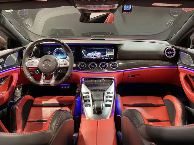 メルセデスＡＭＧ ＧＴ 63 S 4マチック+ 道央・札幌 2019(令1)年 3.9万km ジュピターレッド AMGパフォーマンスパッケージ/・AMGパフォーマンスシート/・マットブラックペイント21インチAMGクロススポークAW/AMGカーボンパッケージ/・AMGエクステリアカーボンパッケージ/・AMGカーボンファイバーインテリアトリム/・AMGパフォーマンスステアリング/Burmesterハイエンド3Dオーディオパッケージ/・ガラススライディングルーフ/360°カメラシステム/パークトロニック/アクティブパーキングアシスト/マルチビームLEDヘッドライト/アダプティブハイビームアシストプラス/メモリー付パワーシート(D/N)/電動ランバーサポート(D/N)/シートヒーター(全席)/シートベンチレーター(D/N)/エアバランスパッケージ/COMANDシステム/・12.3インチワイドディスプレイ/・フルセグTVチューナー/・AppleCarPlay/ヘッドアップディスプレイ/アンビエントライト(64色)/純正ドライブレコーダー/EASY-PACK自動開閉テールゲート/フットトランクオープナー/レーダーセーフティパッケージ/・アクティブディスタンスアシストディストロニック/・アクティブブラインドスポットアシスト/・PRE-SAFEプラス