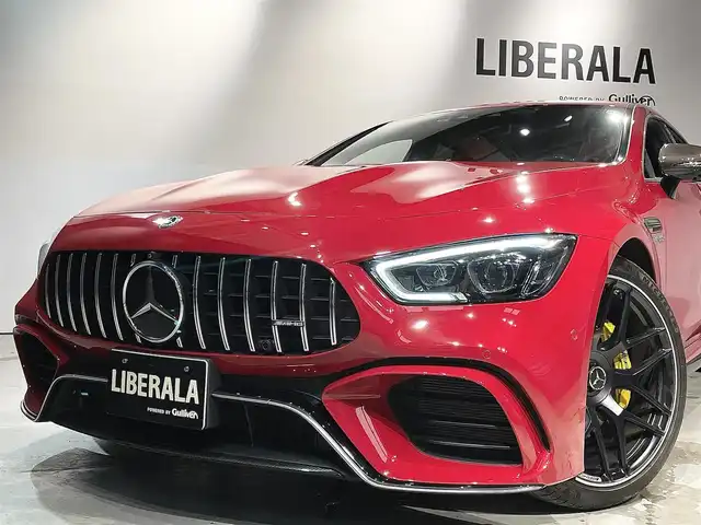 メルセデスＡＭＧ ＧＴ 63 S 4マチック+ 道央・札幌 2019(令1)年 3.9万km ジュピターレッド AMGパフォーマンスパッケージ/・AMGパフォーマンスシート/・マットブラックペイント21インチAMGクロススポークAW/AMGカーボンパッケージ/・AMGエクステリアカーボンパッケージ/・AMGカーボンファイバーインテリアトリム/・AMGパフォーマンスステアリング/Burmesterハイエンド3Dオーディオパッケージ/・ガラススライディングルーフ/360°カメラシステム/パークトロニック/アクティブパーキングアシスト/マルチビームLEDヘッドライト/アダプティブハイビームアシストプラス/メモリー付パワーシート(D/N)/電動ランバーサポート(D/N)/シートヒーター(全席)/シートベンチレーター(D/N)/エアバランスパッケージ/COMANDシステム/・12.3インチワイドディスプレイ/・フルセグTVチューナー/・AppleCarPlay/ヘッドアップディスプレイ/アンビエントライト(64色)/純正ドライブレコーダー/EASY-PACK自動開閉テールゲート/フットトランクオープナー/レーダーセーフティパッケージ/・アクティブディスタンスアシストディストロニック/・アクティブブラインドスポットアシスト/・PRE-SAFEプラス