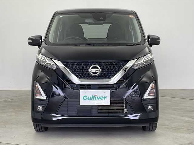 日産 デイズ ハイウェイスターX 鹿児島県 2021(令3)年 7.2万km ブラック 純正9インチナビ/（CD/DVD/BT/フルセグTV）/アラウンドビューモニター/レーンキープアシスト/エマージェンシーブレーキ/道路標示認識/クリアランスソナー/ステアリングリモコン/USBポート/LEDヘッドライト/スマートキー/プッシュスタート/電動格納ミラー