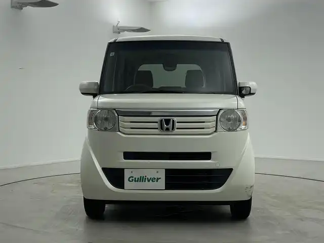 ホンダ Ｎ ＢＯＸ G Lパッケージ 福井県 2012(平24)年 8.5万km プレミアムホワイトパール 純正ナビゲーション/【AM/FM/CD/Bluetooth/ワンセグTV】/バックカメラ/ETC/片側パワースライドドア/プッシュスタート/スマートキー/スペアキー