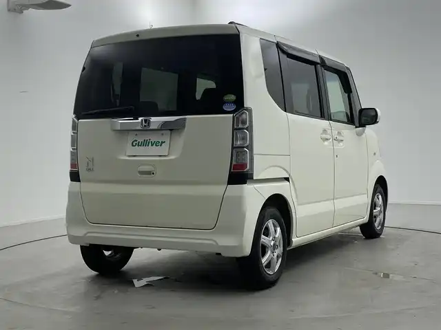 ホンダ Ｎ ＢＯＸ G Lパッケージ 福井県 2012(平24)年 8.5万km プレミアムホワイトパール 純正ナビゲーション/【AM/FM/CD/Bluetooth/ワンセグTV】/バックカメラ/ETC/片側パワースライドドア/プッシュスタート/スマートキー/スペアキー