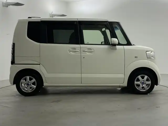 ホンダ Ｎ ＢＯＸ G Lパッケージ 福井県 2012(平24)年 8.5万km プレミアムホワイトパール 純正ナビゲーション/【AM/FM/CD/Bluetooth/ワンセグTV】/バックカメラ/ETC/片側パワースライドドア/プッシュスタート/スマートキー/スペアキー