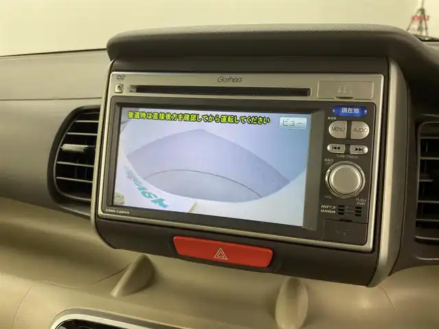 ホンダ Ｎ ＢＯＸ G Lパッケージ 福井県 2012(平24)年 8.5万km プレミアムホワイトパール 純正ナビゲーション/【AM/FM/CD/Bluetooth/ワンセグTV】/バックカメラ/ETC/片側パワースライドドア/プッシュスタート/スマートキー/スペアキー