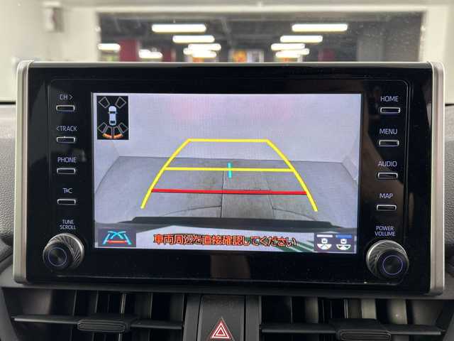 トヨタ ＲＡＶ４ ハイブリットX 愛知県 2021(令3)年 5.9万km アティチュードブラックマイカ 衝突被害軽減ブレーキ/純正ディスプレイオーディオ/フルセグテレビ/バックカメラ/ビルトインETC2.0/クルーズコントロール（追従有）/LEDヘッドライト/純正18インチアルミホイール/フルエアロ（TRD）/オートライト/オートマチックハイビーム/スマートキー/USB端子