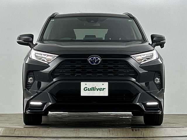トヨタ ＲＡＶ４ ハイブリットX 愛知県 2021(令3)年 5.9万km アティチュードブラックマイカ 衝突被害軽減ブレーキ/純正ディスプレイオーディオ/フルセグテレビ/バックカメラ/ビルトインETC2.0/クルーズコントロール（追従有）/LEDヘッドライト/純正18インチアルミホイール/フルエアロ（TRD）/オートライト/オートマチックハイビーム/スマートキー/USB端子