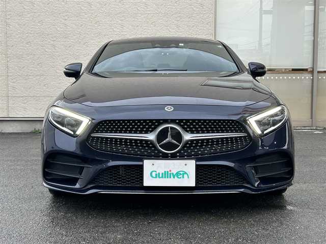 メルセデス・ベンツ ＣＬＳ２２０ｄ スポーツ エクスクルーシブPKG 大阪府 2019(平31)年 2万km カバンサイトブルー サンルーフ/Burmesterサウンド/純正12インチHDDナビ/（フルセグ/BT/AppleCarPlay）/360度カメラ/レーダークルーズコントロール/レーンキープアシスト/ブラインドスポットモニター/衝突軽減防止システム/黒レザーシート/全席シートヒーター/前席エアーシート/パワーシート/純正19インチAW/前後ドライブレコーダー/保証書/取扱説明書/スペアキー　有