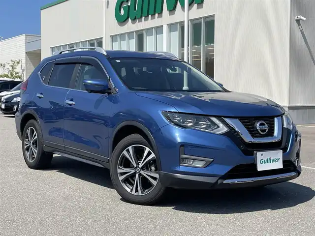 日産 エクストレイル 20Xi 石川県 2019(令1)年 3.7万km シャイニングブルー 4WD/ワンオーナー/純正9型ナビ/フルセグTV/アラウンドビューモニター/LEDヘッドライト/ETC/デジタルミラー/ブラインドスポットモニター/インテリキー/プッシュスタート/電動ミラー/プロパイロット/エマージェンシーブレーキ/パワーバックドア/保証書