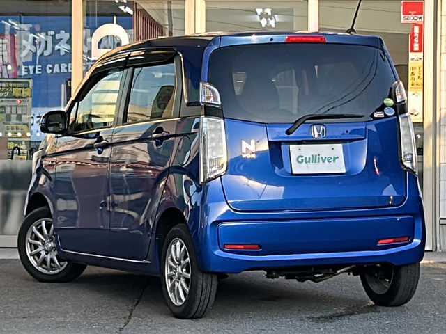 ホンダ Ｎ ＷＧＮ G スタイリッシュパッケージ 岩手県 2015(平27)年 9.6万km 青 4WD/ワンオーナー　/社外ＳＤナビ（型式AVIC-RZ03）/バックカメラ　/フルセグＴＶ/前後ドライブレコーダー　/ETC /レーダークルコン　/衝突軽減装置　/ハーフレザーシート　/革巻きステアリング /横滑り防止装置 /オートリトラミラー/前席シートヒーター /プッシュスタート/スマートキー/オートライト/ドアバイザー/フロアマット/リアワイパー/リアプライバシーガラス/保証書