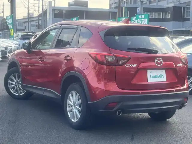 マツダ ＣＸ－５ 25S Lパッケージ 島根県 2016(平28)年 10万km ソウルレッドプレミアムメタリック 純正ＳＤナビ　/(AM/FM/地デジTV/DVD再生/Ｂｌｕｅｔｏｏｔｈ接続)　/ＥＴＣ　/バックカメラ　/マツダ・レーダー・クルーズ・コントロール/ブラインドスポットモニター/レーンアシスト/スマート・シティ・ブレーキ・サポート　/リアコーナーセンサー/ホワイトレザーシート/運転席メモリシート　/前席パワーシート/シートヒーター　/電動パーキングブレーキ　/純正ＬＥＤヘッドライト　/純正１７インチアルミホイール　/純正フロアマット