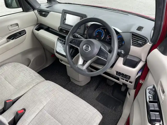 日産 ルークス X 滋賀県 2020(令2)年 4.4万km スパークリングレッドM 純正SDナビ/・Bluetooth/CD/USB/フルセグ/全方位カメラ/両側パワースライドドア/LEDライト/スマートキー/ステアリングリモコン/ETC/コーナーセンサー/オートライト