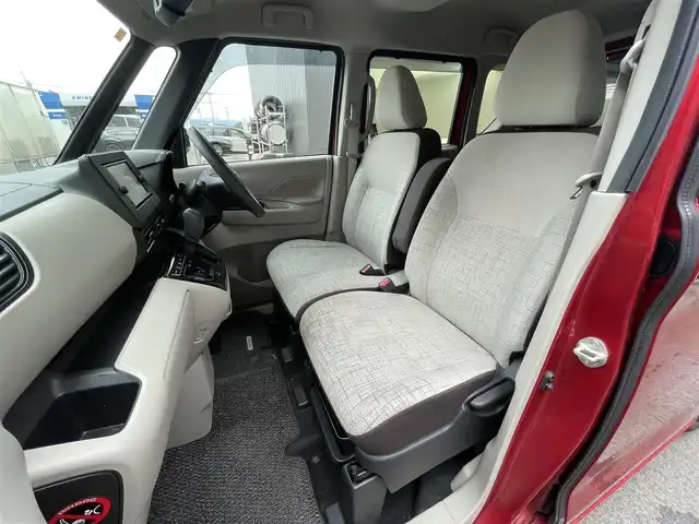 日産 ルークス X 滋賀県 2020(令2)年 4.4万km スパークリングレッドM 純正SDナビ/・Bluetooth/CD/USB/フルセグ/全方位カメラ/両側パワースライドドア/LEDライト/スマートキー/ステアリングリモコン/ETC/コーナーセンサー/オートライト