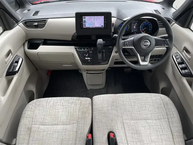 日産 ルークス X 滋賀県 2020(令2)年 4.4万km スパークリングレッドM 純正SDナビ/・Bluetooth/CD/USB/フルセグ/全方位カメラ/両側パワースライドドア/LEDライト/スマートキー/ステアリングリモコン/ETC/コーナーセンサー/オートライト