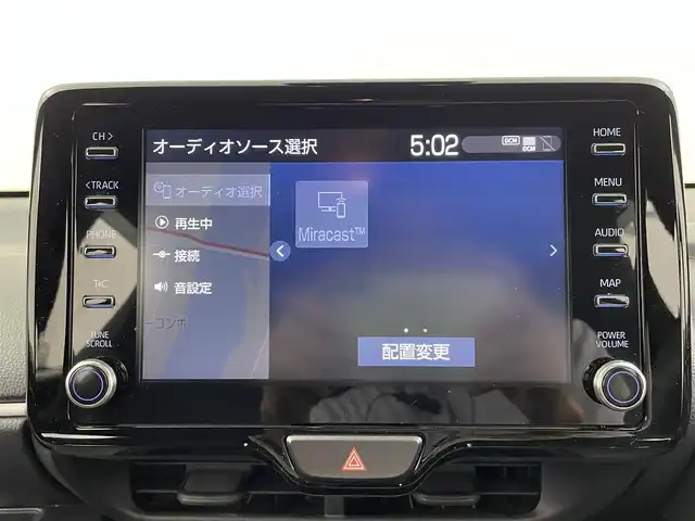 トヨタ ヤリス ハイブリッド G 大分県 2023(令5)年 5万km ブラック トヨタセーフティーセンス/・プリクラッシュセーフティ/・レーントレーシングアシスト/・レーンディパーチャーアラート/・レーダークルーズコントロール/・オートマチックハイビーム/・発進遅れ告知機能/パノラミックビューモニター/純正ディスプレイオーディオナビ/（DVD/CD/carplay)/ビルトインETC/前後ドライブレコーダー/オートリトラミラー/ヘッドライトレベライザー/スマートキー・プッシュスタート/保証書・取扱説明書