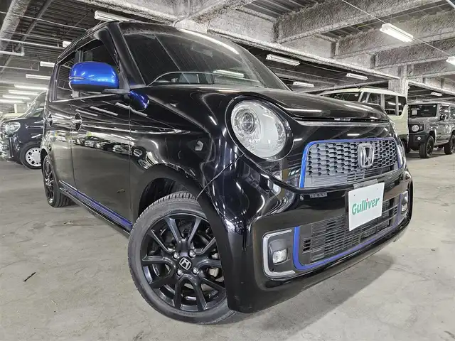 ホンダ Ｎ ＯＮＥ プレミアム ツアラー SS アーバンブラックパッケージ 愛媛県 2016(平28)年 1.5万km クリスタルブラックパール 〇純正ナビ/〇フルセグTV/〇バックカメラ/〇ETC/〇クルーズコントロール/〇SRSエアバッグ/〇ターボ/〇オートライト/〇プラズマクラスター機能付オートエアコン/〇革巻きステアリングホイール/〇パドルシフト/〇合皮/ジャージコンビシート/〇純正15インチアルミホイール/〇ルーフアンテナ/〇スマートキーシステム/〇禁煙車