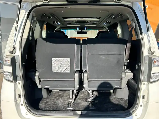 トヨタ ヴェルファイア 2．4Z 富山県 2008(平20)年 8.2万km 白 純正ナビ　/フルセグTV/DVD/CD再生/バックカメラ/パーキングセンサー/両側パワースライドドア/サンルーフ/フリップダウンモニター/三列シート/プッシュスタート/アイドリングストップ/ETC