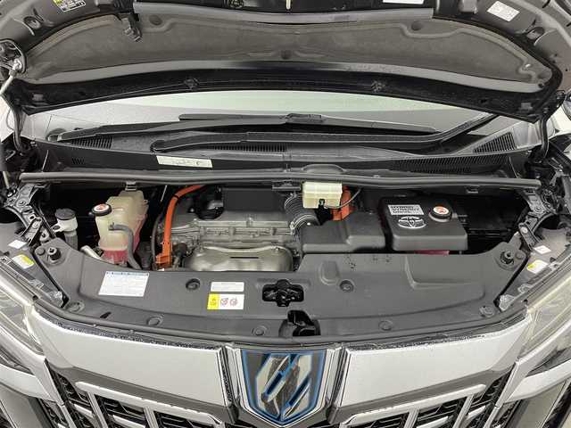 トヨタ アルファードハイブリット SR 福岡県 2018(平30)年 6.1万km ブラック 純正10型ナビ　NSZN-W66T/フルセグTV、CD、DVD、AM、FM、Bluetooth/ビルトインETC/デジタルインナーミラー/3眼LEDヘッドライト/シーケンシャルウィンカー/両側パワースライドドア/レーダークルーズコントロール/D席メモリーシート/前席パワーシート/前席シートシーター/前席エアシート/PKSB（パーキングサポートブレーキ）/PCS（プリクラッシュセーフティ）/LTA（レーントレーシングアシスト）/RSA（ロードサインアシスト）
