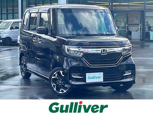 ホンダ Ｎ ＢＯＸ カスタム G L ターボ ホンダセンシング 長野県 2018(平30)年 4.4万km クリスタルブラックパール ターボ/4WD/両側電動スライドドア/ホンダセンシング/　・レーダークルーズ/　・車線逸脱警報/　・衝突を予測してブレーキをかける機能/　・歩行者への衝突回避を支援する機能/純正ナビ/ワンセグテレビ/バックカメラ/Bluetooth/CD/DVD/ETC/シートヒーター/LEDヘッドライト/スマートキー