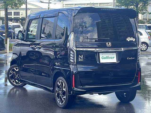 ホンダ Ｎ ＢＯＸ カスタム G L ターボ ホンダセンシング 長野県 2018(平30)年 4.4万km クリスタルブラックパール ターボ/4WD/両側電動スライドドア/ホンダセンシング/　・レーダークルーズ/　・車線逸脱警報/　・衝突を予測してブレーキをかける機能/　・歩行者への衝突回避を支援する機能/純正ナビ/ワンセグテレビ/バックカメラ/Bluetooth/CD/DVD/ETC/シートヒーター/LEDヘッドライト/スマートキー