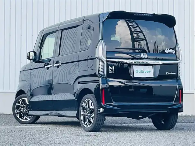 ホンダ Ｎ ＢＯＸ カスタム G L ターボ ホンダセンシング 熊本県 2018(平30)年 4.4万km クリスタルブラックパール ターボ/4WD/両側電動スライドドア/ホンダセンシング/　・レーダークルーズ/　・車線逸脱警報/　・衝突を予測してブレーキをかける機能/　・歩行者への衝突回避を支援する機能/純正ナビ/ワンセグテレビ/バックカメラ/Bluetooth/CD/DVD/ETC/シートヒーター/LEDヘッドライト/スマートキー