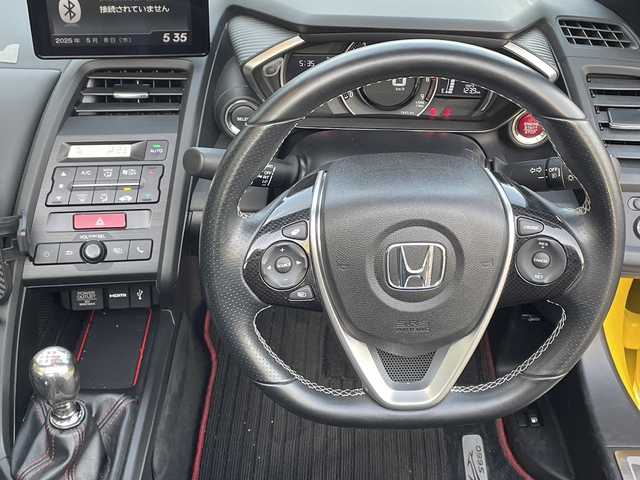 ホンダ Ｓ６６０ α 大分県 2015(平27)年 2.3万km カーニバルイエローⅡ ハーフレザーシート /社外HKSエアクリーナー/社外スプーンマフラー/社外車高調/社外サイドエアロ（LIBERTY WALK製）/社外16インチアルミホイール（WORK)/社外ETC/社外ドラレコ/純正LEDヘッドライト/オートライト/純正フロアマット/バックカメラ/Bluetooth