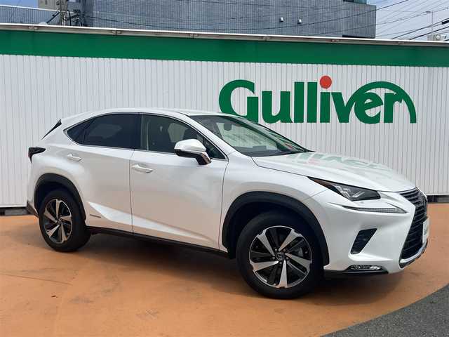 レクサス ＮＸ 300h Iパッケージ 三重県 2018(平30)年 8.2万km ソニッククォーツ ワンオーナー/セーフティシステムプラス/レーダークルーズ/角型3眼LEDヘッドランプ/パワーバックドア/L_texシート/シートヒーター/革巻ステアリング/ステアリングヒーター/18インチアルミホイール/SDナビゲーション/地デジTV/Blu-ray/DVD/CD/Bluetooth/バック・サイドカメラ