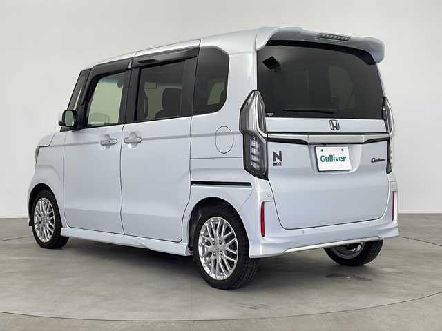 ホンダ Ｎ ＢＯＸ カスタム L ターボ 鹿児島県 2022(令4)年 3.5万km プレミアムサンライトホワイトパール ホンダセンシング/レーダークルーズコントロール/両側パワースライドドア/シートヒーター/前後ドライブレコーダー/ビルトインETC/LEDヘッドライト/純正8インチナビ/フルセグTV/ターボ/ステアリングリモコン/シートバックテーブル/後席サンシェイド/バックカメラ/コンビシート/チップアップシート/オートハイビーム/ブレーキホールド/プッシュスタートボタン/保証書