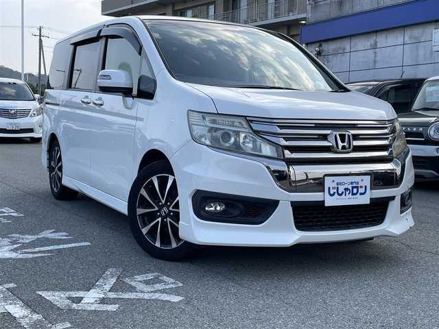 ホンダ ステップワゴン スパーダ Z クールスピリット 兵庫県 2013(平25)年 10.1万km ホワイトオーキッドパール (株)IDOMが運営する【じしゃロン姫路店】の自社ローン専用車両になります。こちらは現金またはオートローンご利用時の価格です。自社ローンご希望の方は別途その旨お申付け下さい/両側パワースライドドア/ETC/バックカメラ
