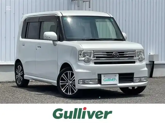 ダイハツ ムーヴ コンテ カスタム X VS 熊本県 2015(平27)年 6.5万km パールホワイトⅢ ワンオーナー/社外ＳＤナビ/・AM/FM/ブルートゥース/DS/CD/DVD/SD/SDミュージックサーバー/AUX/VTR/HDMI/USB/フルセグＴＶ/キセノンヘッドライト/スマートキー/盗難防止機能/エアバッグW/純正アルミホイール/ドライブレコーダー前/電動格納ミラー/ウィンカーミラー/アイドリングストップ/リアスポイラー/フォグランプ/布系シート/ベンチシート/シートアンダートレイ/純正フロアマット/純正ドアバイザー