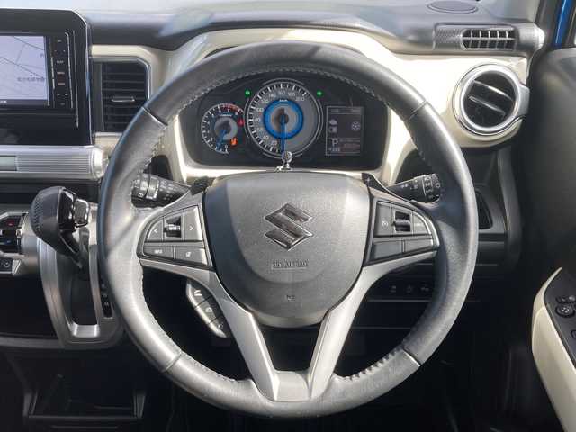 スズキ クロスビー HYBRID MZ 佐賀県 2019(平31)年 4.3万km スピーディーブルーメタリック/ブラック2トーンルーフ Panasonicナビ/全周囲カメラ/衝突被害軽減ブレーキ/路線逸脱警報機能/クルーズコントロール/オートハイビーム機能/コーナーセンサー/シートヒーター/ステアリングリモコン/パドルシフト/プッシュスタート/スマートキー/LEDヘッドライト/フォグライト/純正アルミホイール