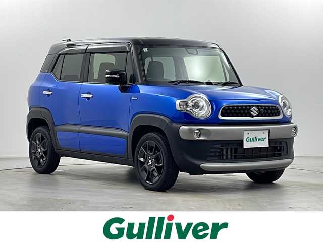 スズキ クロスビー HYBRID MZ 栃木県 2019(平31)年 4.3万km スピーディーブルーメタリック/ブラック2トーンルーフ 全方位モニター用カメラパッケージ装着車/デュアルセンサーブレーキサポート/パナソニックナビ（CN-RZ753W）/　フルセグTV/Ｂｌｕｅｔｏｏｔｈ/DVD/インタークーラーターボ/クルーズコントロール/コーナーセンサー/パドルシフト/D/N席シートヒーター/AUTOライト/LEDヘッドライト/純正フロアマット/純正ドアバイザー