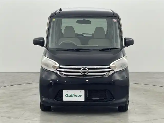日産 デイズ ルークス X 福岡県 2014(平26)年 7.9万km ブラック 社外メモリナビ　/アラウンドビューモニター　/ＥＴＣ　/片側電動スライドドア　/アイドリングストップ　/プッシュスタート　/スマートキー　/電動格納式ドアミラー　/ドアバイザー　/ＩＳＯＦＩＸ　/パワーウインドウ