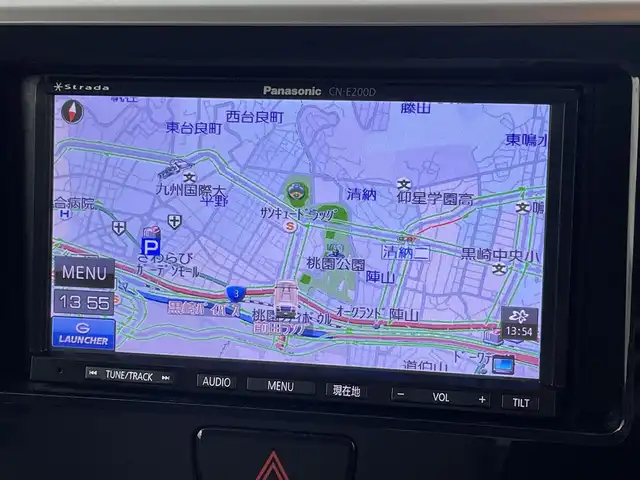 日産 デイズ ルークス X 福岡県 2014(平26)年 7.9万km ブラック 社外メモリナビ　/アラウンドビューモニター　/ＥＴＣ　/片側電動スライドドア　/アイドリングストップ　/プッシュスタート　/スマートキー　/電動格納式ドアミラー　/ドアバイザー　/ＩＳＯＦＩＸ　/パワーウインドウ