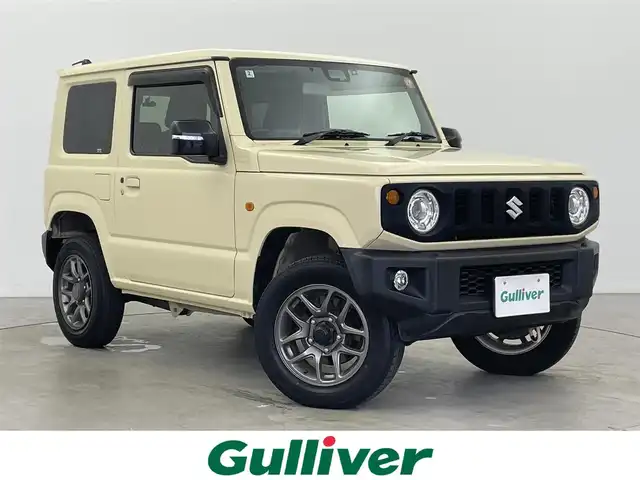 スズキ ジムニー XC 富山県 2020(令2)年 5.8万km シフォンアイボリーM 純正8型ナビ（AM/FM/DVD/BT/フルセグ）/バックカメラ/ドライブレコーダー/ETC/シートヒーター/衝突被害軽減システム/クルーズコントロール/レーンキープアシスト/横滑り防止装置/オートLEDライト/フォグライト/純正アルミホイール/純正フロアマット/革巻きステアリング/ステアリングスイッチ/スマートキー