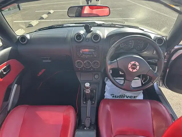 ダイハツ コペン アクティブトップ 和歌山県 2003(平15)年 12.4万km ブライトシルバーメタリック オーディオ/（AM/FM/CD/MD)/レザーシート/シートヒーター/フォグランプ/社外フロアマット