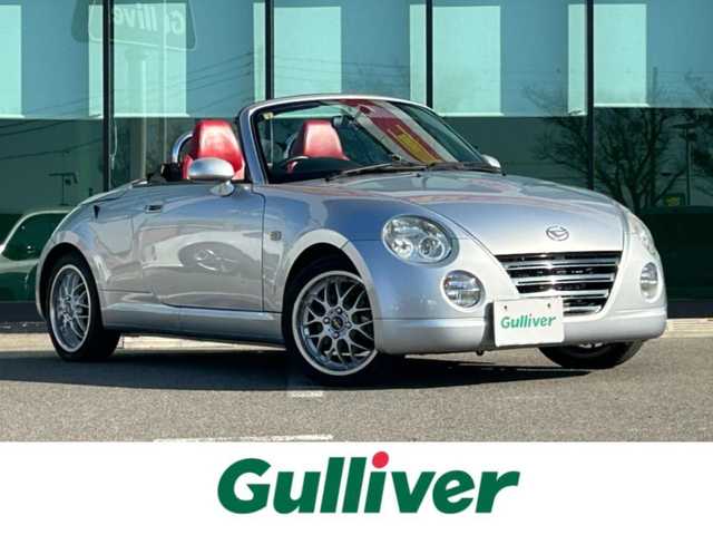 ダイハツ コペン アクティブトップ 和歌山県 2003(平15)年 12.4万km ブライトシルバーメタリック オーディオ/（AM/FM/CD/MD)/レザーシート/シートヒーター/フォグランプ/社外フロアマット