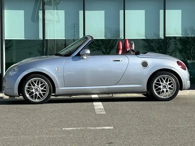 ダイハツ コペン アクティブトップ 和歌山県 2003(平15)年 12.4万km ブライトシルバーメタリック オーディオ/（AM/FM/CD/MD)/レザーシート/シートヒーター/フォグランプ/社外フロアマット