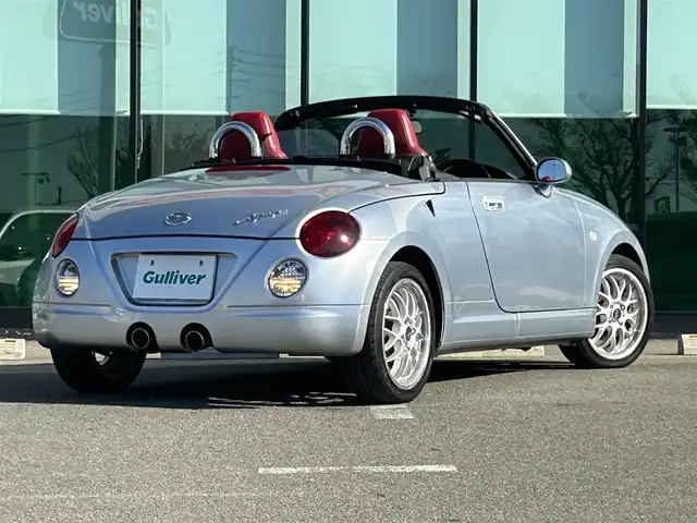 ダイハツ コペン アクティブトップ 和歌山県 2003(平15)年 12.4万km ブライトシルバーメタリック オーディオ/（AM/FM/CD/MD)/レザーシート/シートヒーター/フォグランプ/社外フロアマット